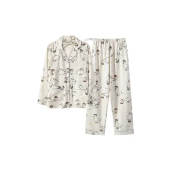 Qiao Ni Tong Pajama Set Women's White