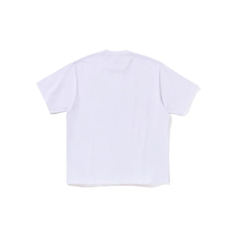 A BATHING APE Crest College Logo Relaxed Fit Tee-5