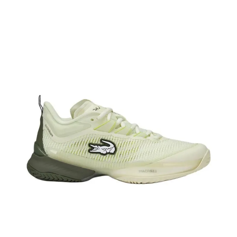 LACOSTE Low Top Tennis Shoes Women's Light Yellow-1