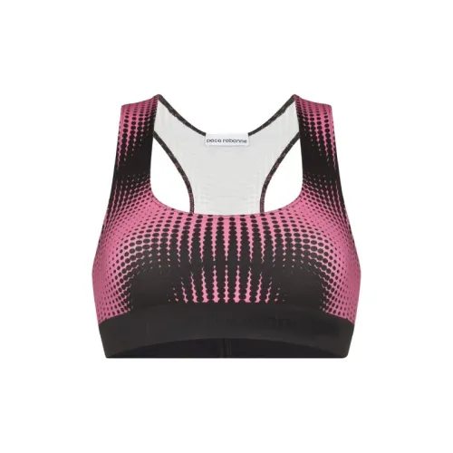 Paco Rabanne Printed Cropped Sports Bralet