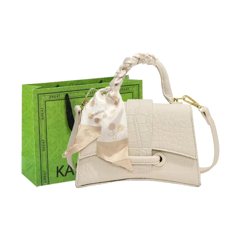 KARUISHA PU Shoulder Bag, Crossbody Bag, Handbag Women's Green/Ecru/Pink/Black-3