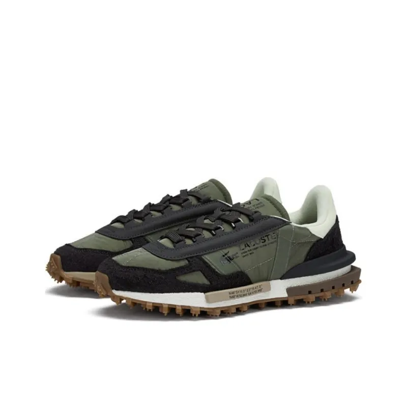 LACOSTE Wear Resistant Low Top Casual Shoes Men's Green-2