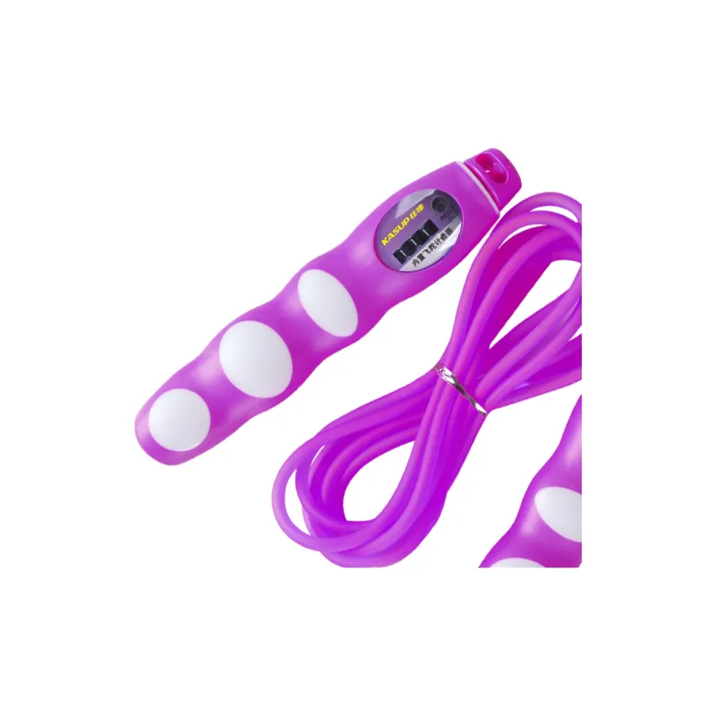 KASUP Sports & Fitness Mechanical Counting Jump Ropes Students Handle Material Plastic, Rope Material Rubber 2.75m-6
