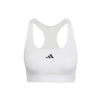 Adidas POWER REACT Bra Women's White