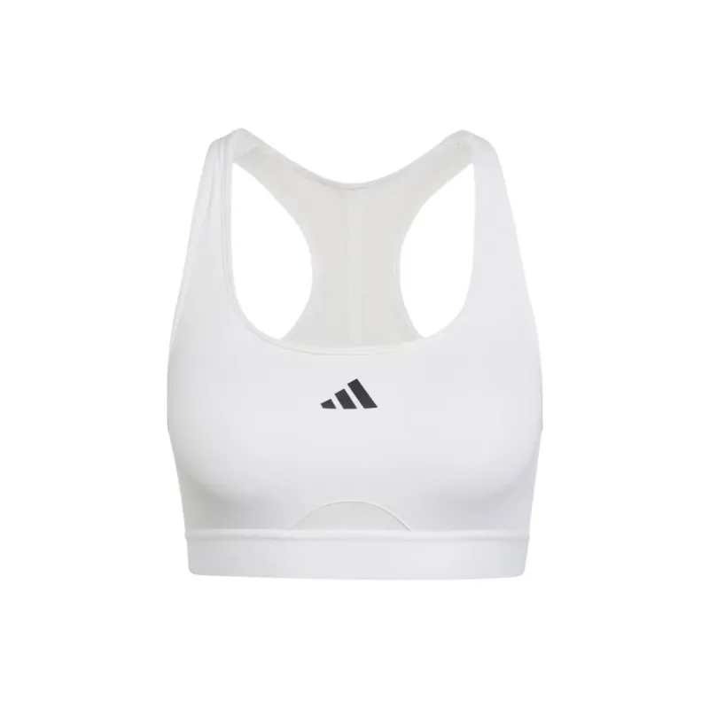 Adidas POWER REACT Bra Women's White-0