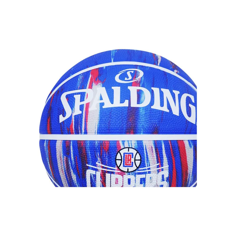 SPALDING Rubber Basketball Blue Size 7 Training-6