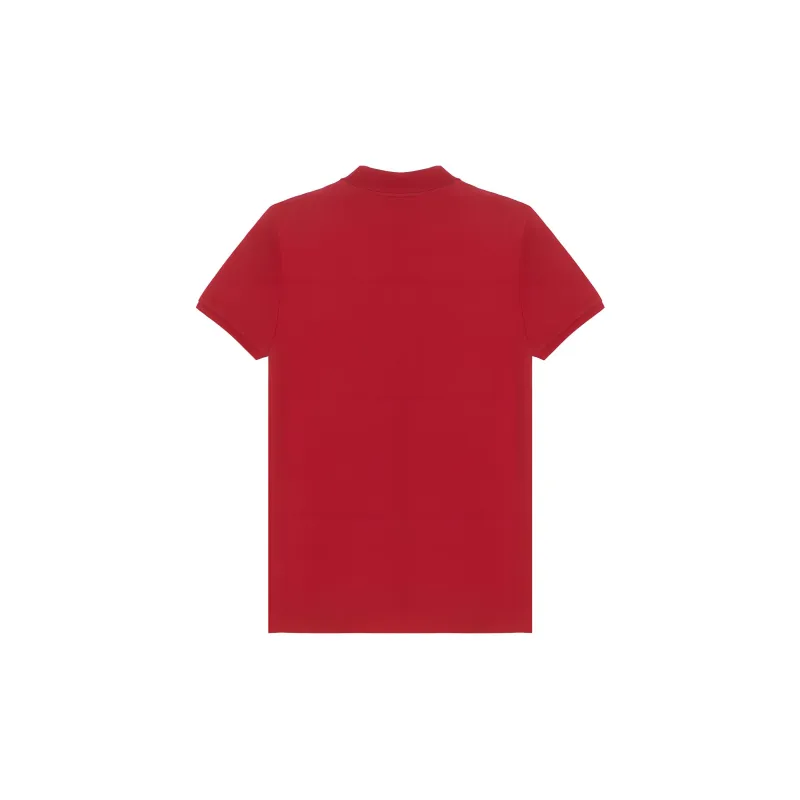 Burberry Short Sleeved Dress Women's Burgundy-1