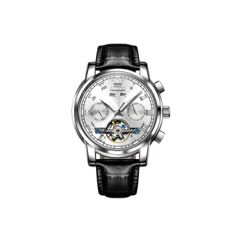 OLEVS Play The Cool Series Mechanical Movement Watch Men's Watches White Dial