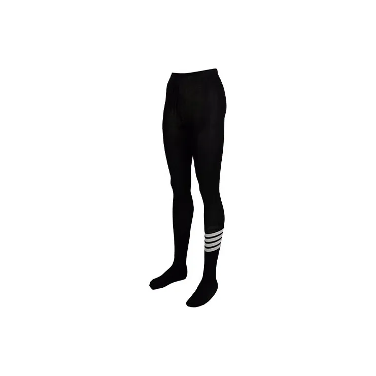 THOM BROWNE 4 Bar Striped Ribbed Tights-2