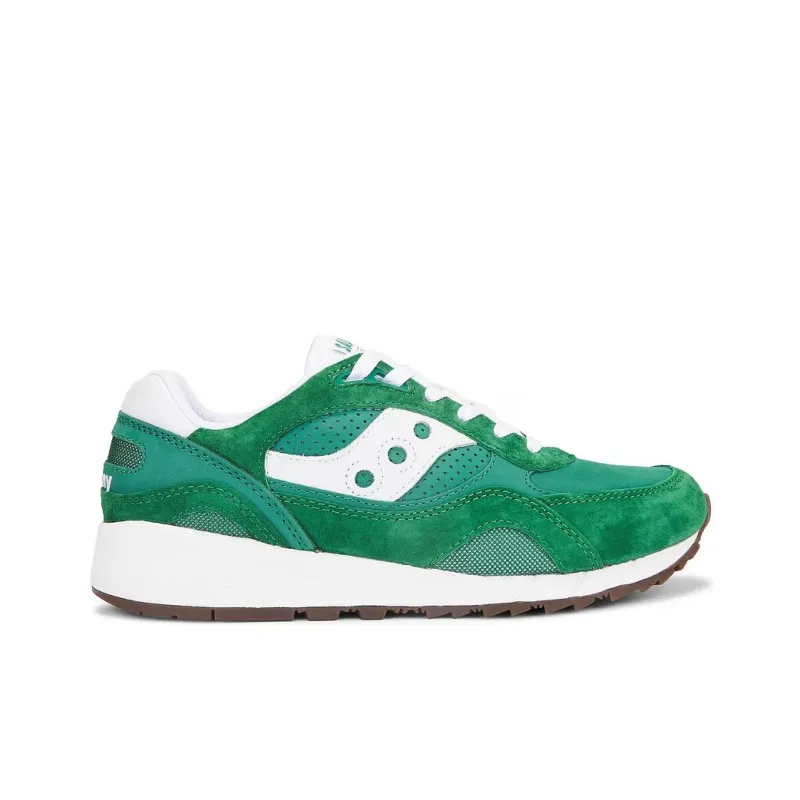 Saucony Shadow 6000 Anti Slip Wear Resistant Low Top Running Shoes Men's Green-1