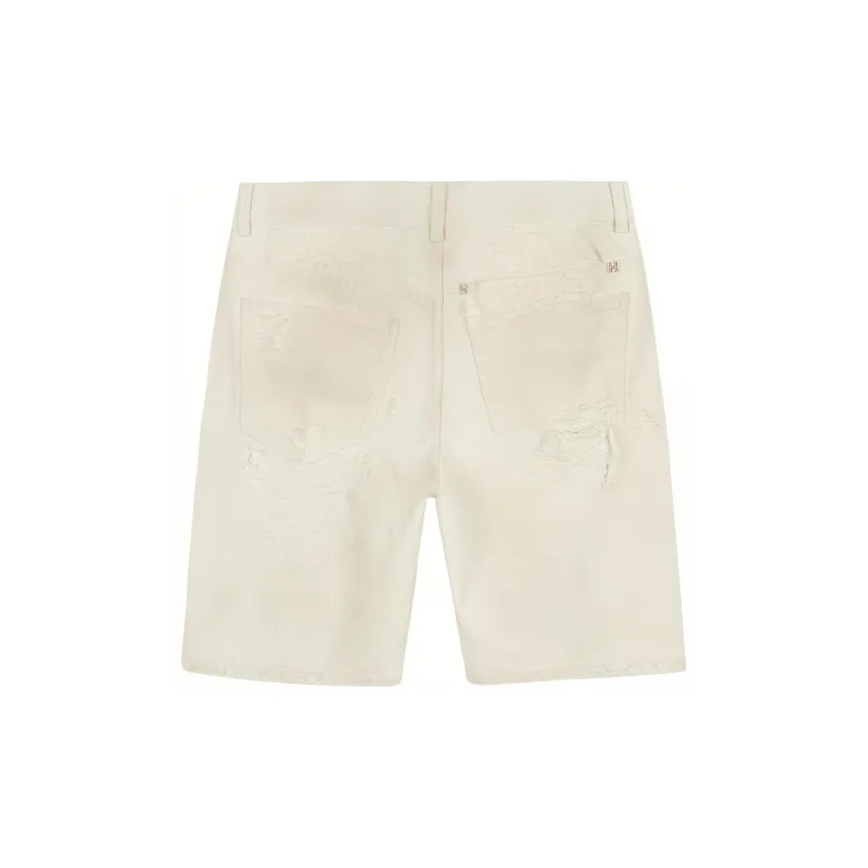 Givenchy Destroyed Denim Shorts-1