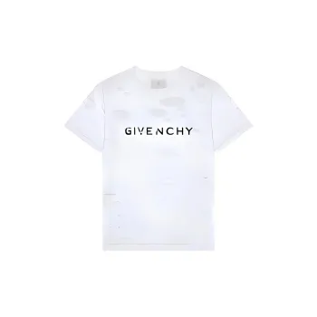 GIVENCHY Givenchy Logo SS23 T Shirt Men's White