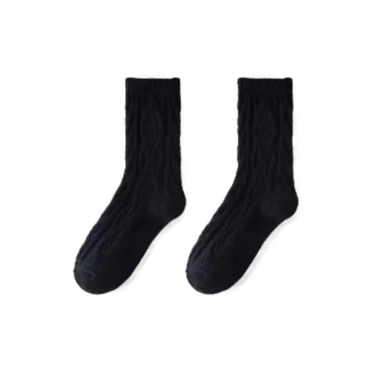 Caramella Mid Calf Socks Women's 1 Pack Solid Color-55