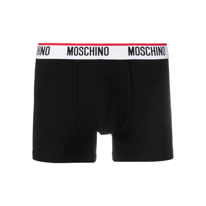 MOSCHINO Logo Waistband Two Pack Boxers-1