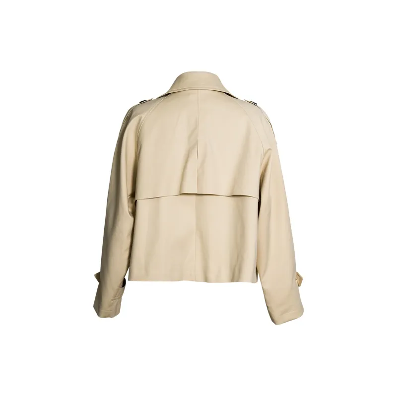 ROEYSHOUSE Trench Coat Women's Light Khaki-1
