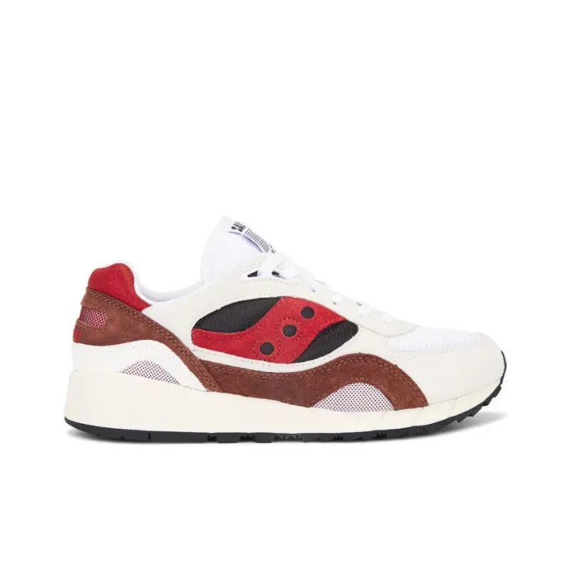Saucony Shadow 6000 Anti Slip Wear Resistant Low Top Casual Shoes Men's White-1