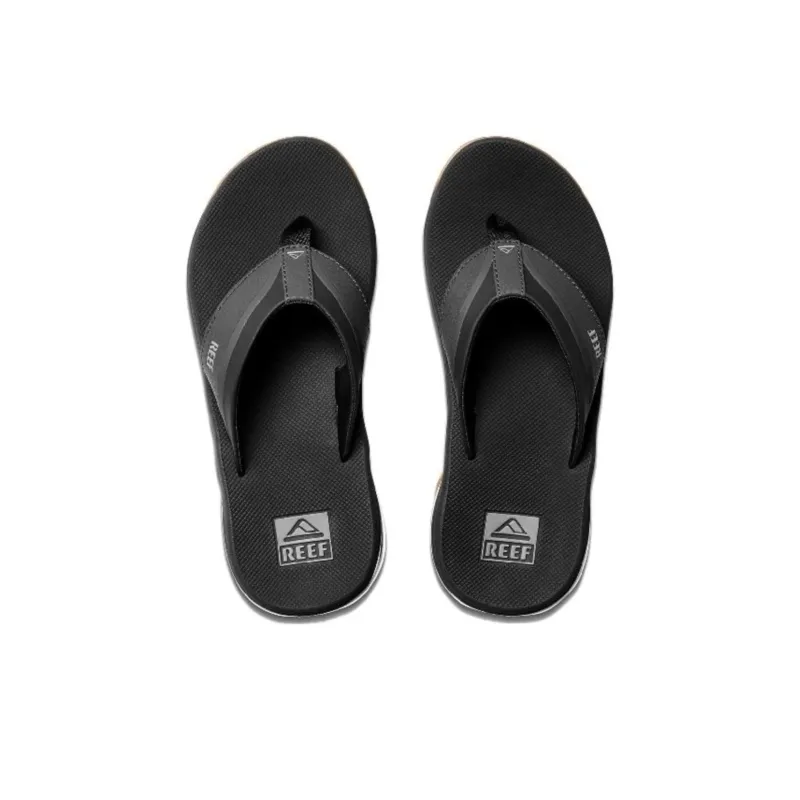 REEF Abrasion-Resistant Slip-Resistant Flip Flops Men's Black-4