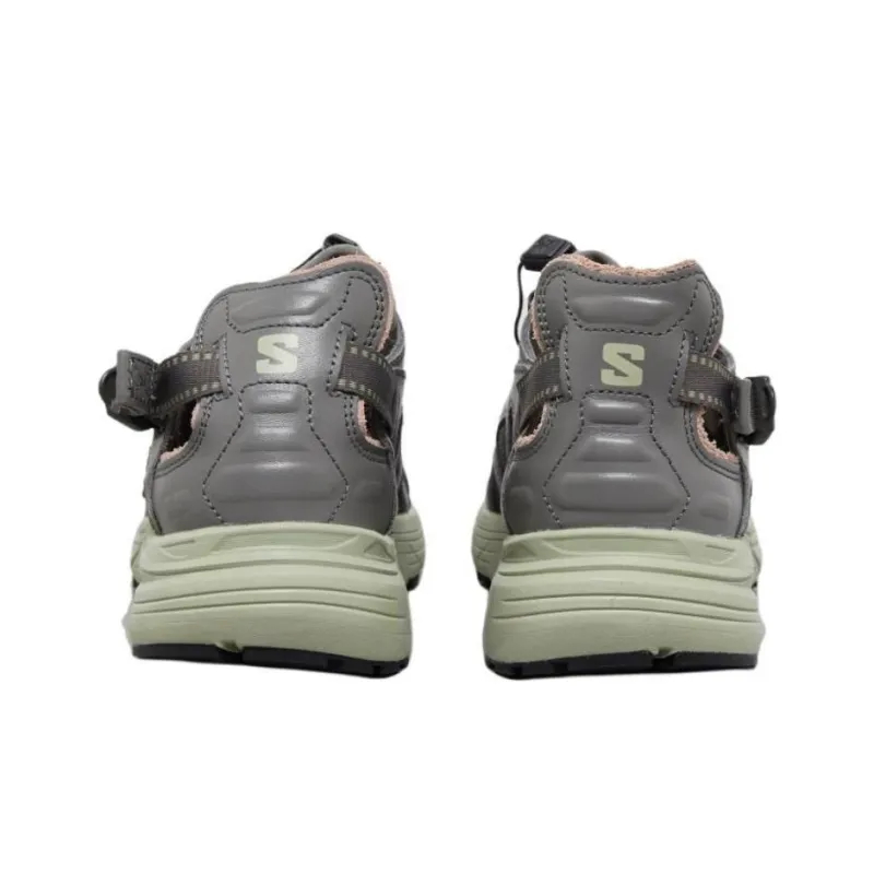 SALOMON Techsonic Slip Resistant Breathable Low Top Casual Running Shoes Unisex Gray-3