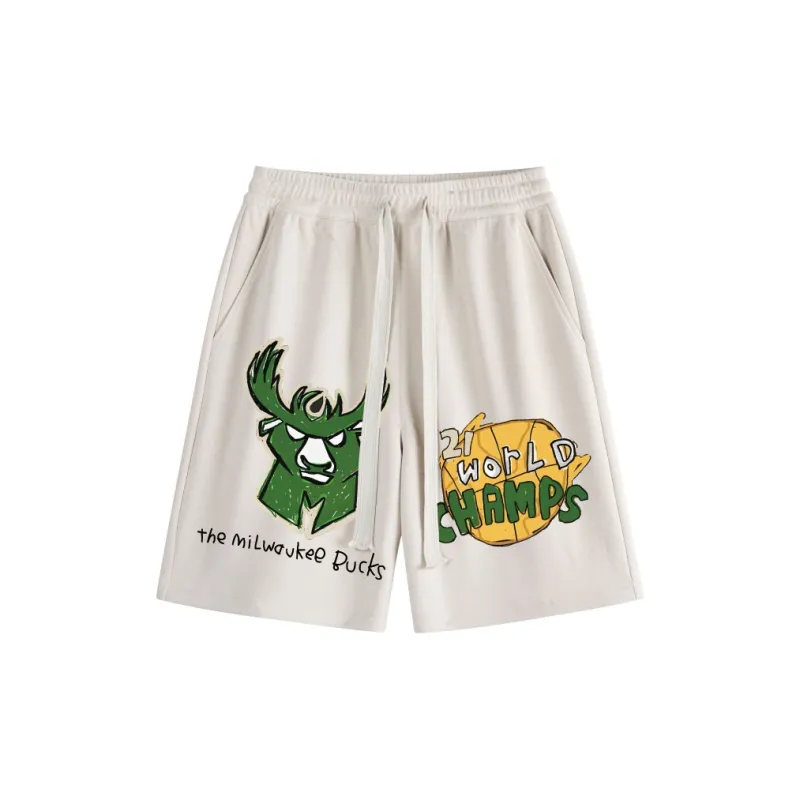 AFTER SCHOOL SPECIAL Casual Shorts Unisex Apricot-1