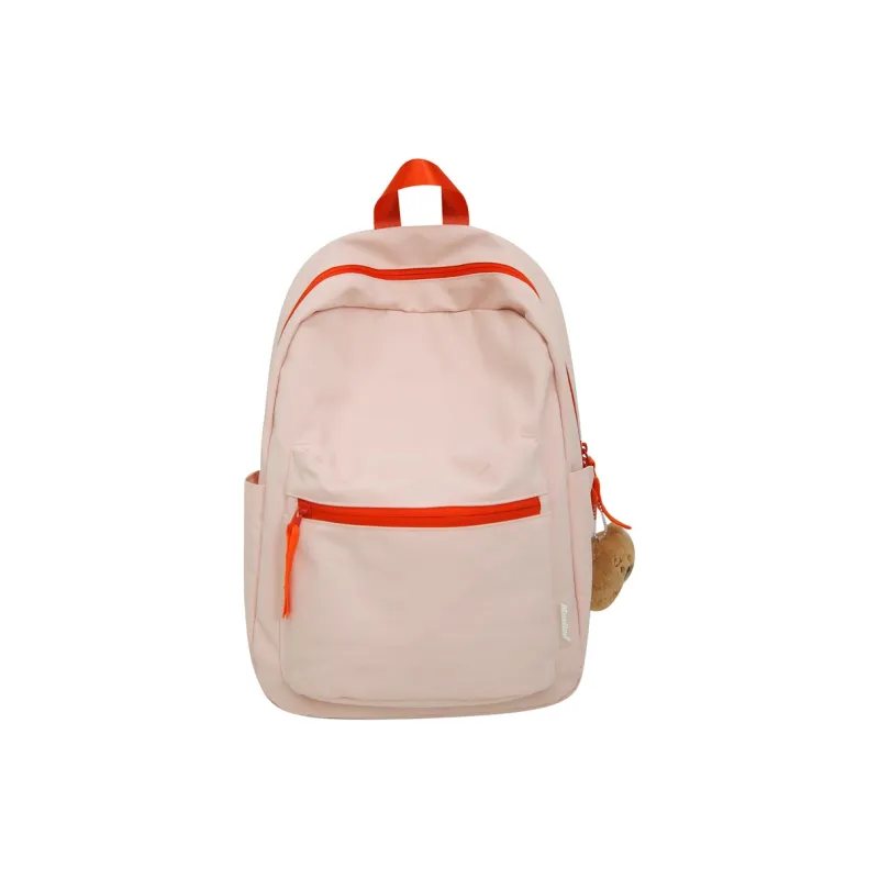NX DOUGHNUT Nylon Backpack Unisex Custard/Cherry Blossom Pink/Mint Green/White/Purple-3