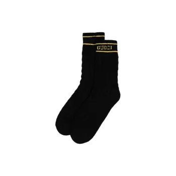 GUCCI Logo Wool Crew Socks Multi