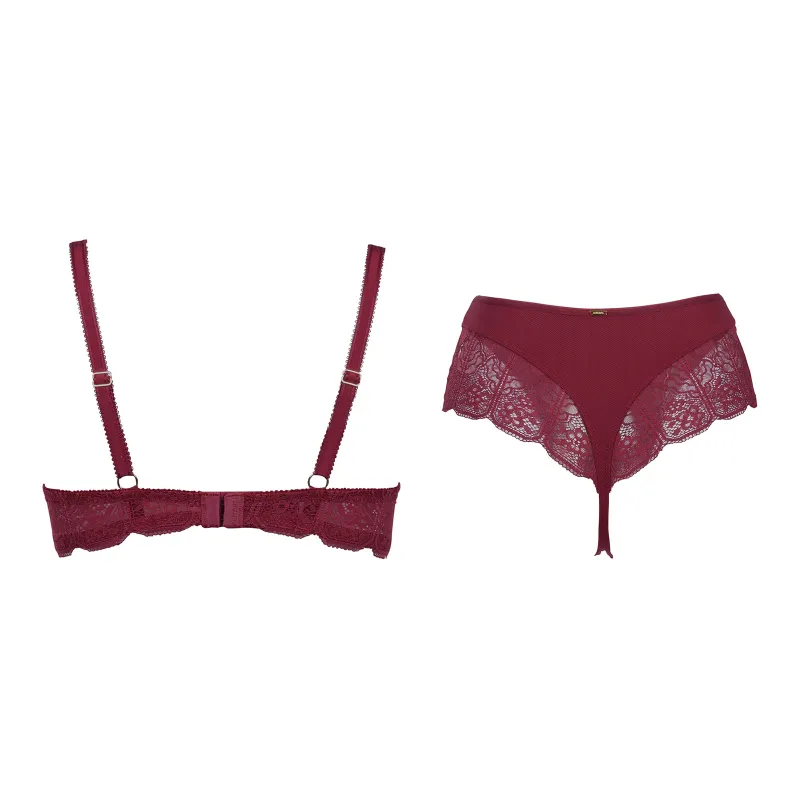 Selmark Underwear Set Women's Solid Color-2