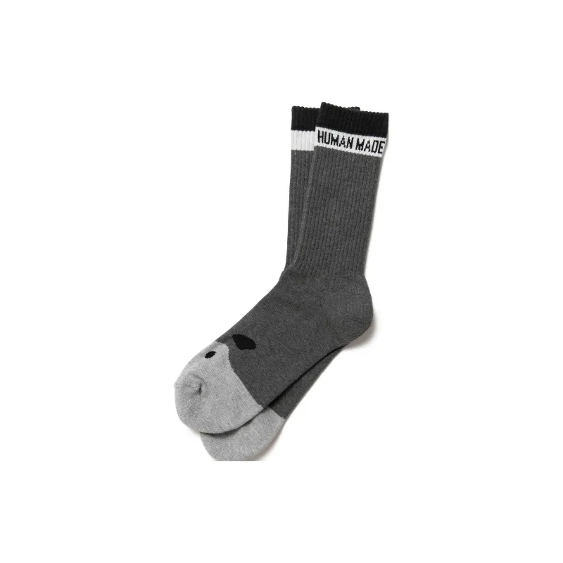 HUMAN MADE Duck Pile Socks Green-3