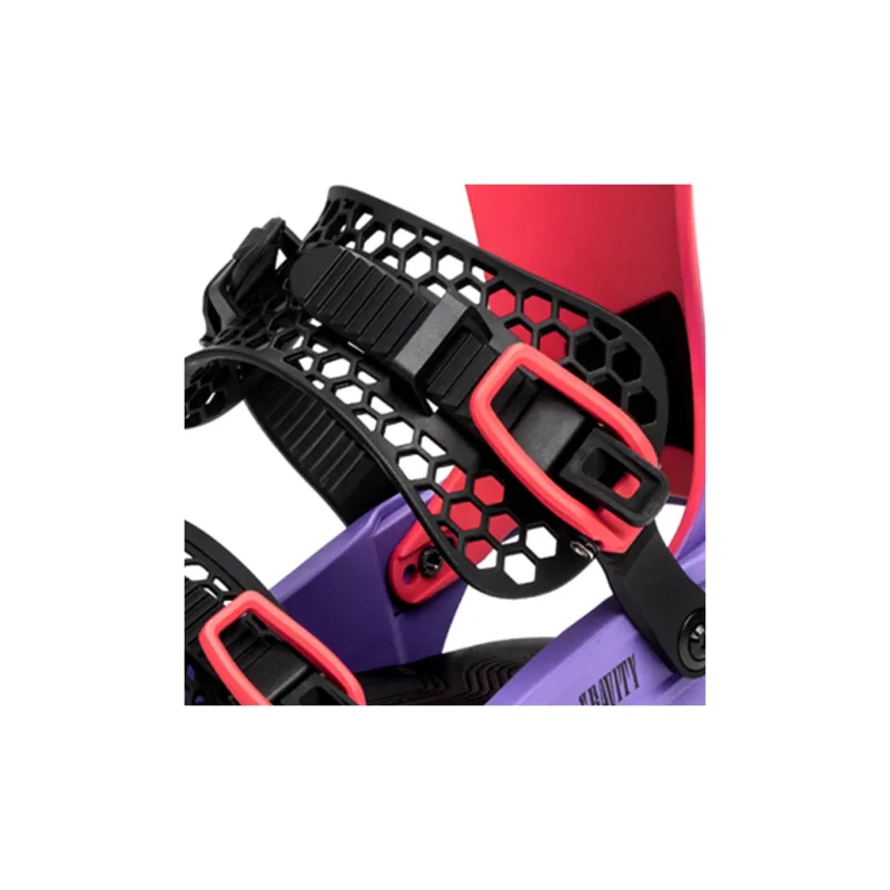 SNOWBOARDS WS Ski Bindings Pink-1