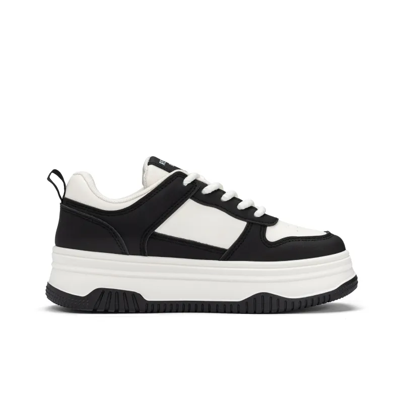 RENBEN Balance Height Increasing Low-Top Skateboard Shoes Women's-1
