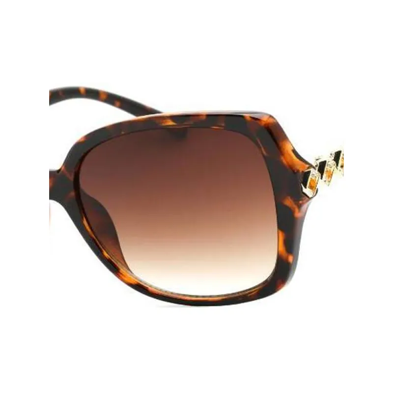 GUESS Plastic Butterfly Sunglasses Women's Brown-1