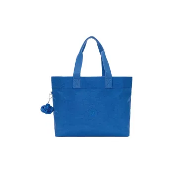 Kipling Polyamide Tote Bag, Shopping Bag, Handbag Large Size Women's Blue/Black