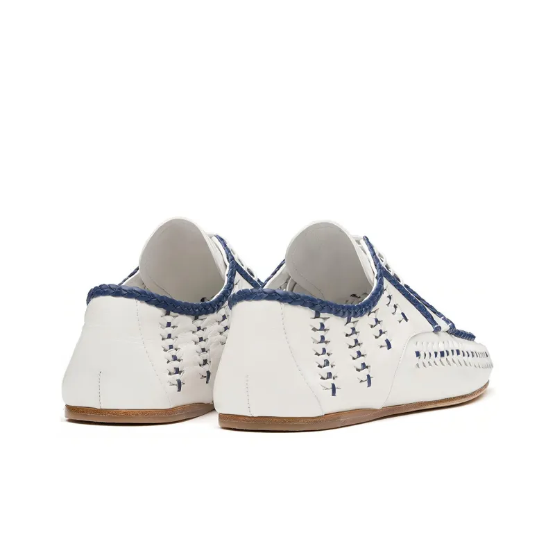 PRADA Casual Shoes Women's White Blue-3
