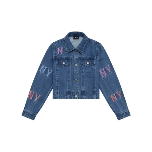 MLB Fashion Sports Collection Denim Jackets Women's Indigo