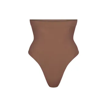 SKIMS SEAMLESS SCULPT HIGH-WAISTED THONG Underpants Women's JASPER/Green Jade