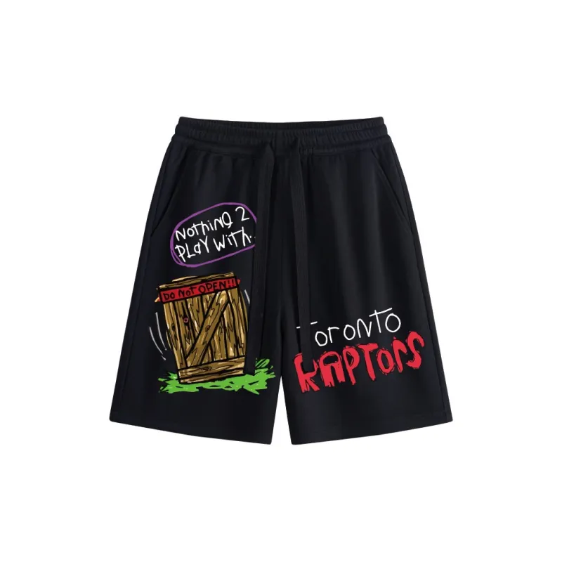 AFTER SCHOOL SPECIAL Casual Shorts Unisex Black-1