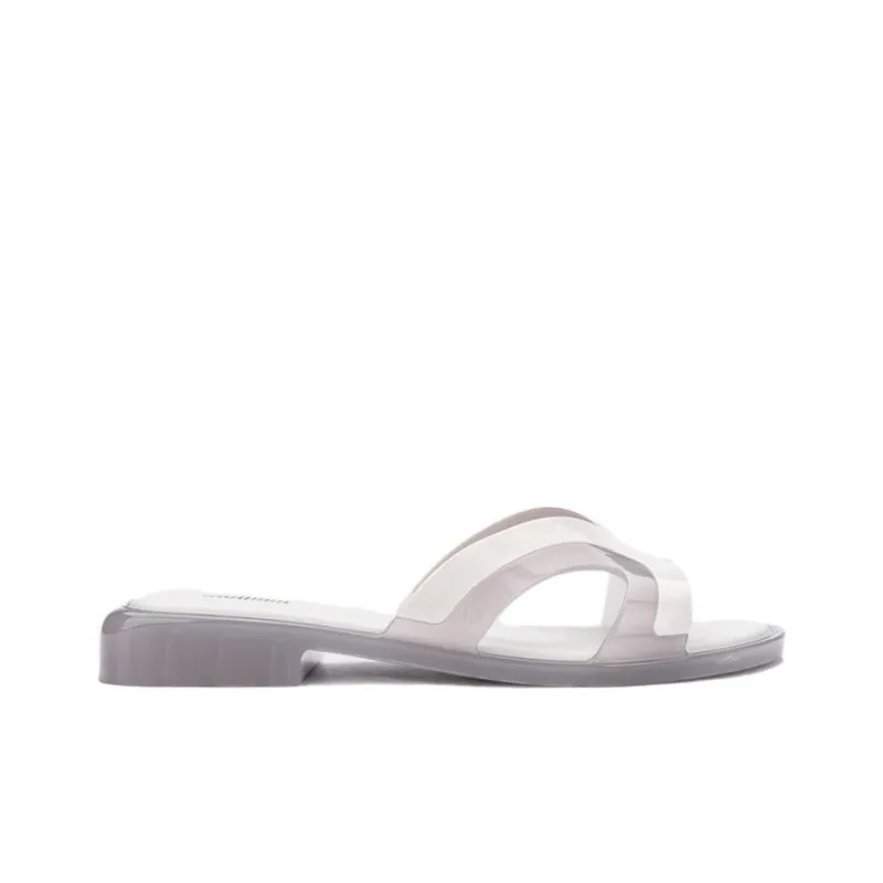 Melissa Slide Slippers Women's Black/White/Green-4