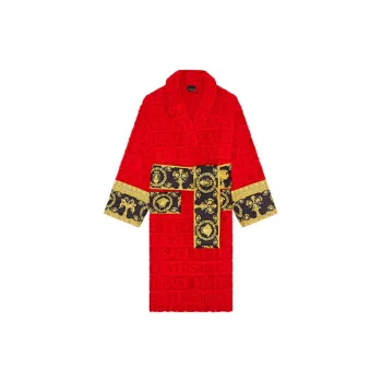 FANSIZHE SS22 Bathrobes Unisex Red