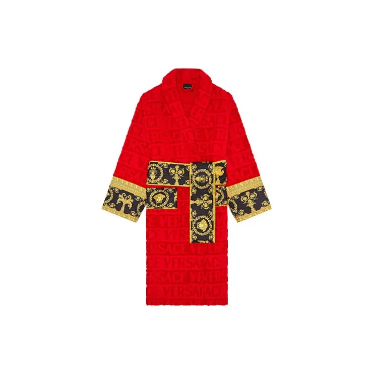 FANSIZHE SS22 Bathrobes Unisex Red-0