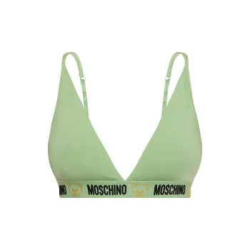 MOSCHINO Logo Band Triangle Bra