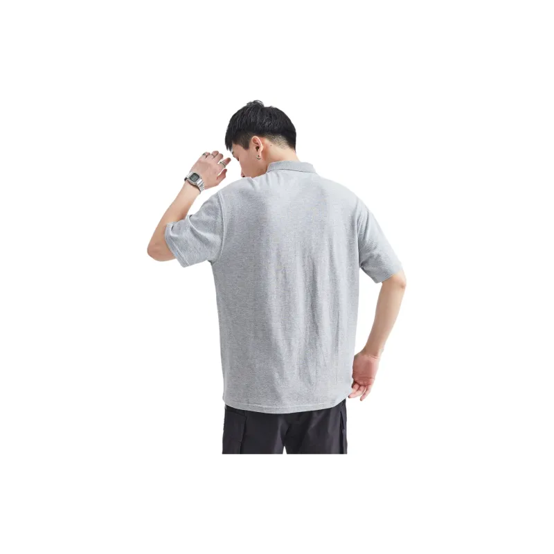 Tonlion Polo Shirts Men Light Heather Gray-1