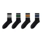4 Pack (Black with White+Black White Orange+Black White Green+Black White Blue)