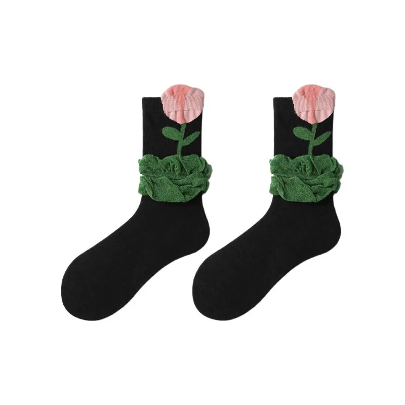 Primeet Women's Mid-Calf Socks-1