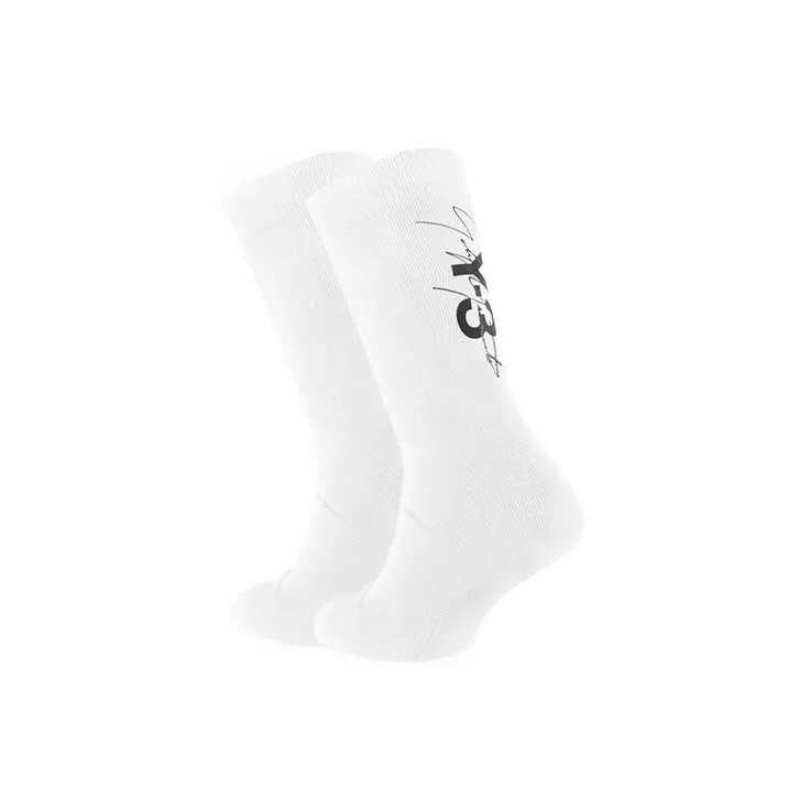 Y-3 Unisex Stocking 1Packs White-0