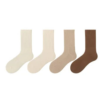XXLLG Mid Calf Socks Women's 4 Pack