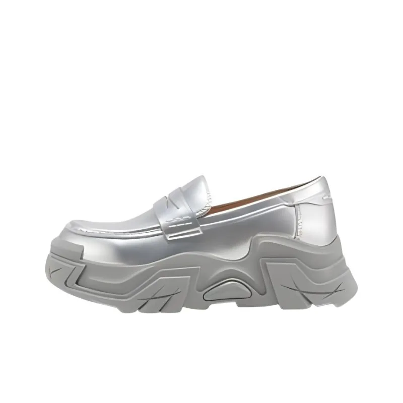 Teenie Weenie Loafers Women's Black/Silver-6