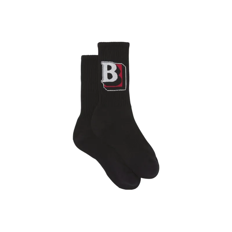 Burberry Logo Sport Sock 'Black'-0