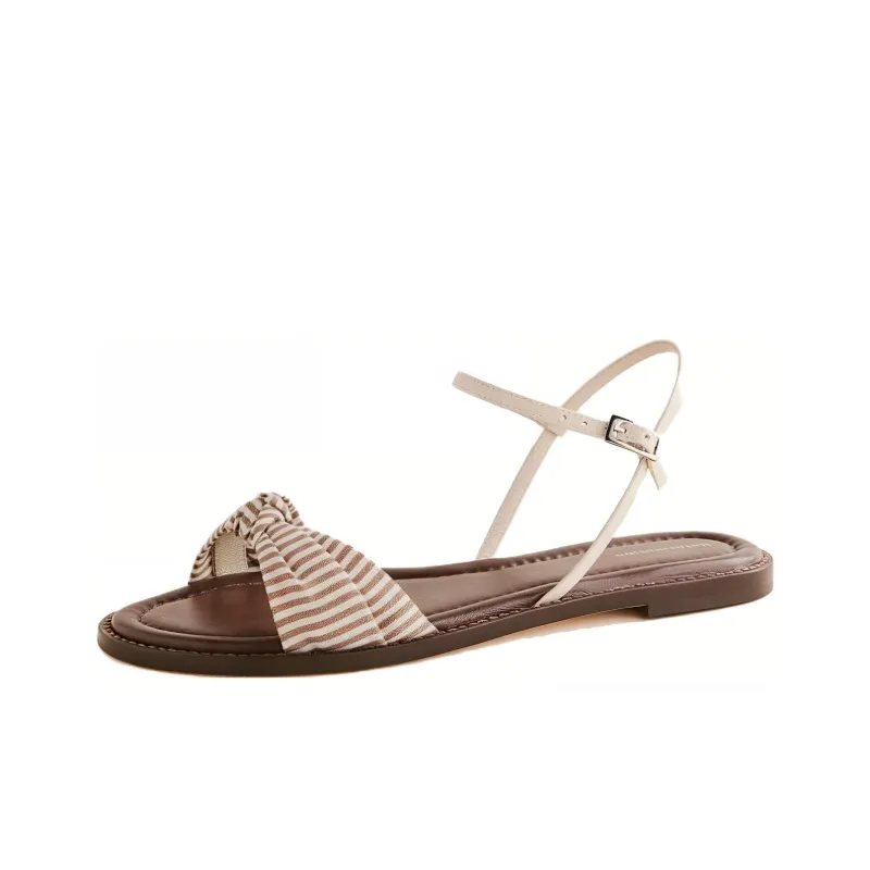 REFORMATION Cassidy Strap Sandals Women's White-2