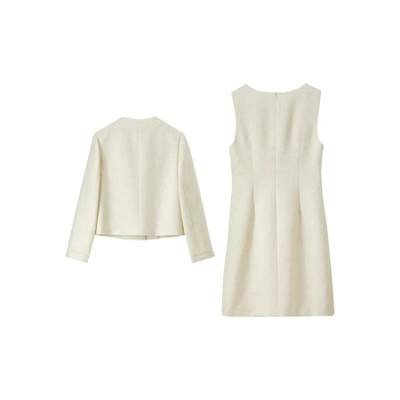 SENTUBILA Skirt Set Women's Ecru-1