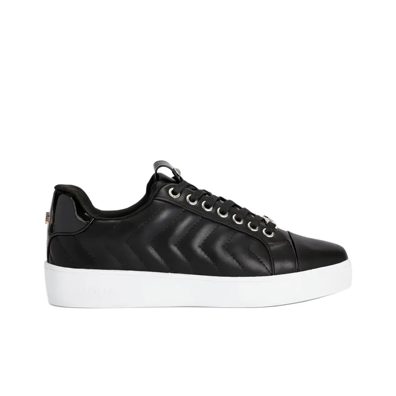 Kurt Geiger London Joyful Quilt Low-Top Skateboard Shoes Women's Black-1