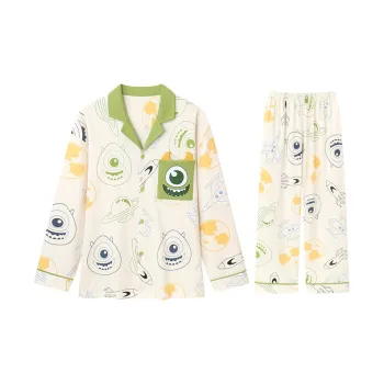 Lan Miao Pajama Set Men's Apricot